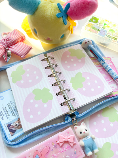 [Borah Studio] A7 Berry Sweet Diary Inserts / Refills (20 sheets)