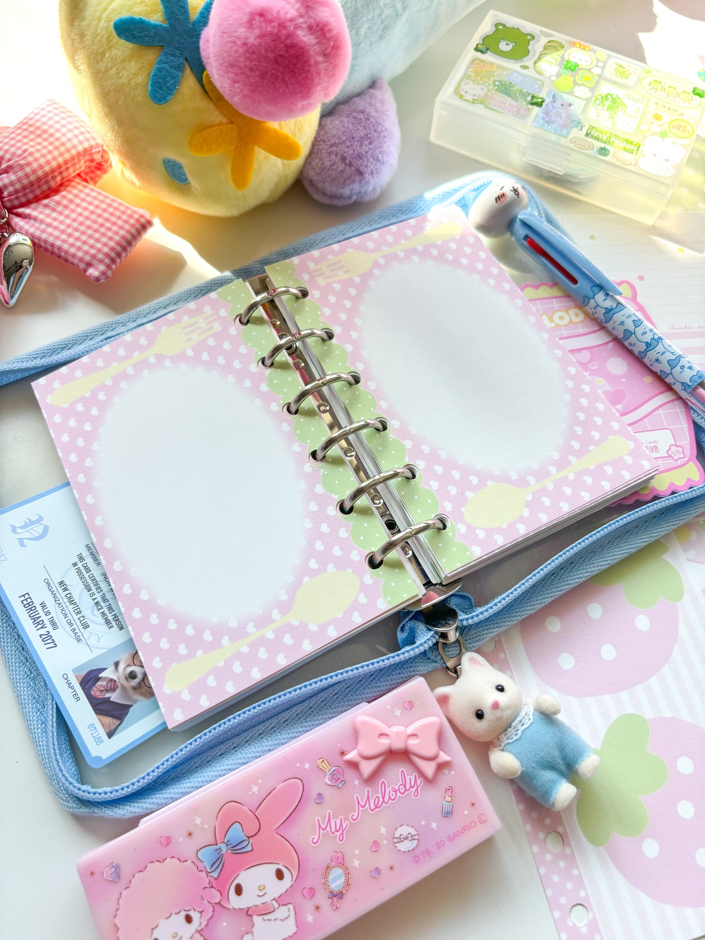 [Borah Studio] A7 Hearty Meal Diary Inserts / Refills (20 sheets)