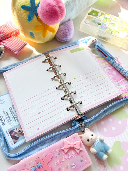 [Borah Studio] A7 Love Letter Diary Inserts / Refills (20 sheets)