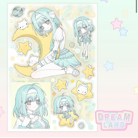 [Rari Days] Dream Land Star Light Sticker Sheet