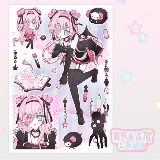 [Rari Days] Dream Land Nightmare Sticker Sheet