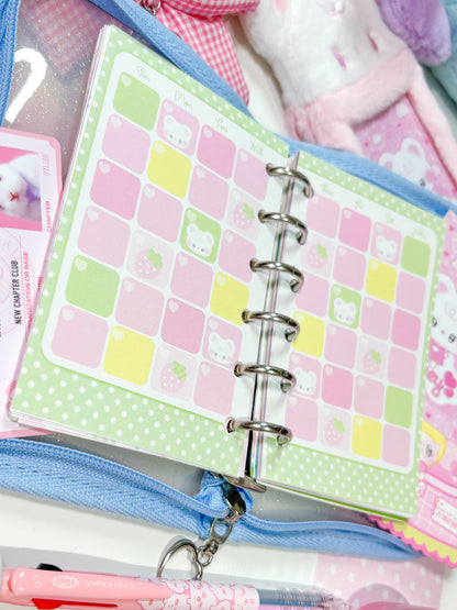 [Borah Studio] A7 Honey Monthly Diary Inserts / Refills (20 sheets)