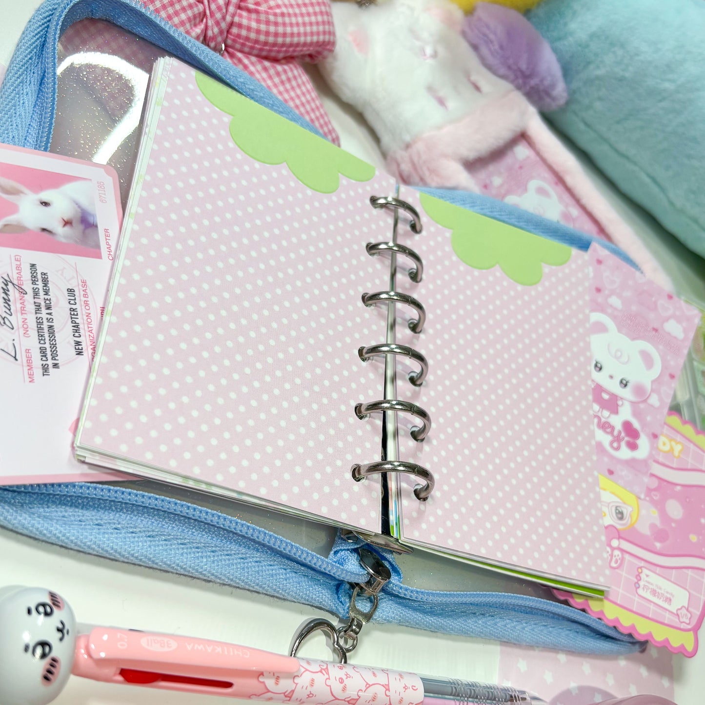 [Borah Studio] A7 Strawberry Dot Diary Inserts / Refills (20 sheets)