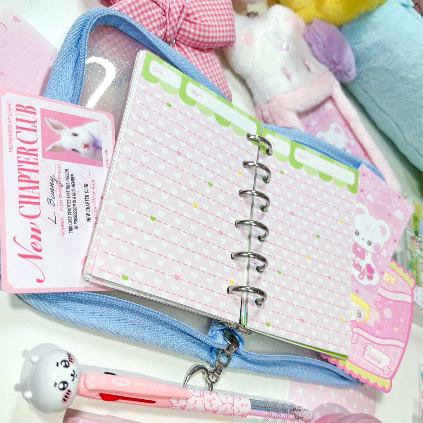 [Borah Studio] A7 Strawberry Love Diary Inserts / Refills (20 sheets)