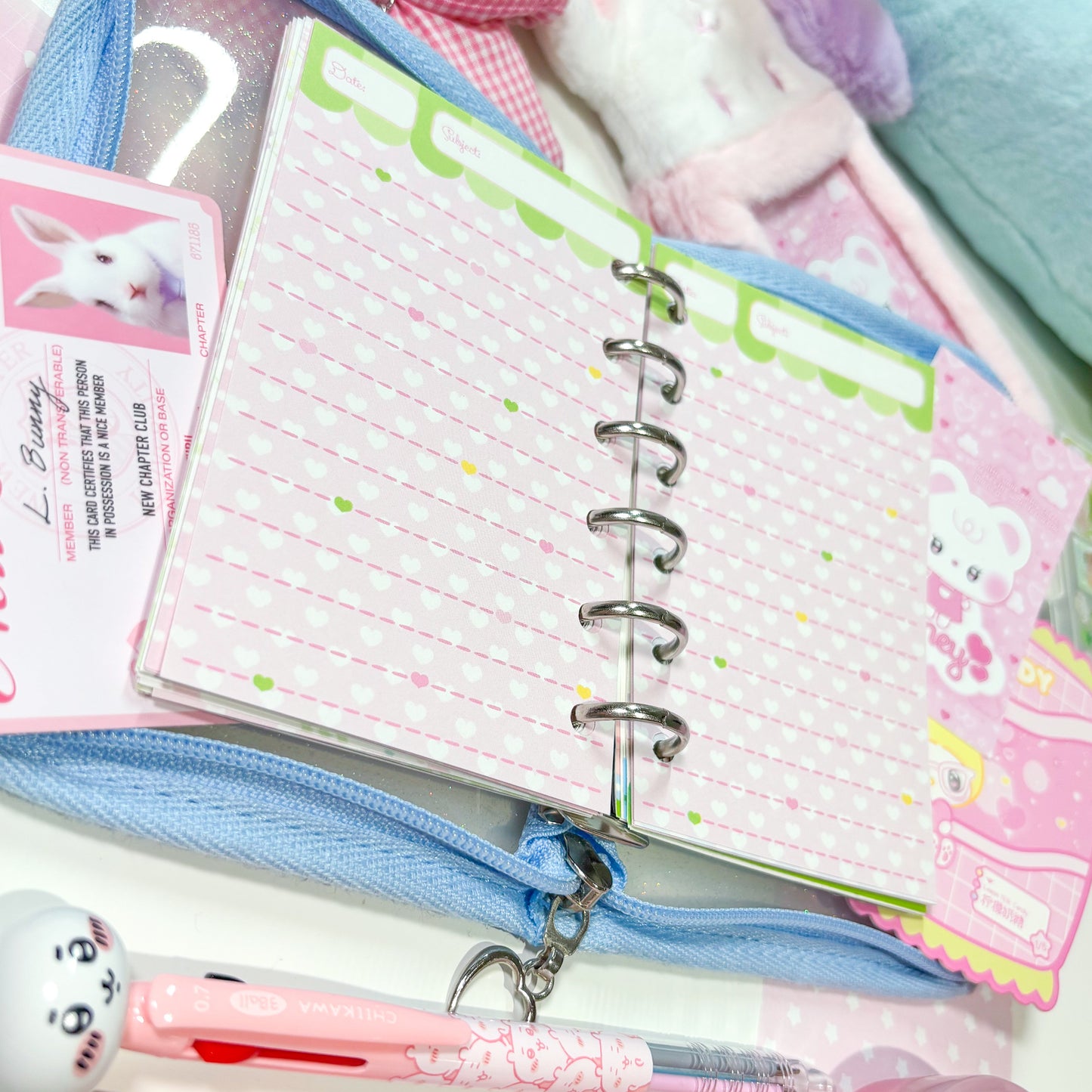 [Borah Studio] A7 Strawberry Love Diary Inserts / Refills (20 sheets)