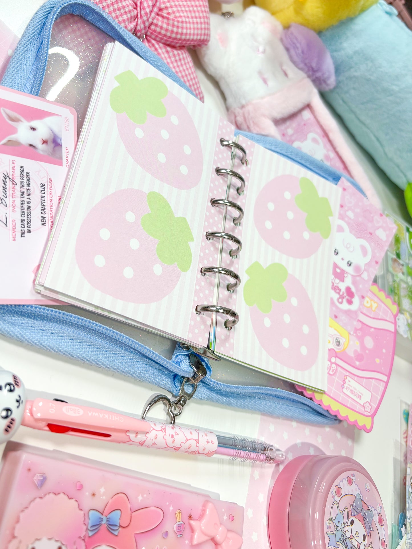 [Borah Studio] A7 Berry Sweet Diary Inserts / Refills (20 sheets)