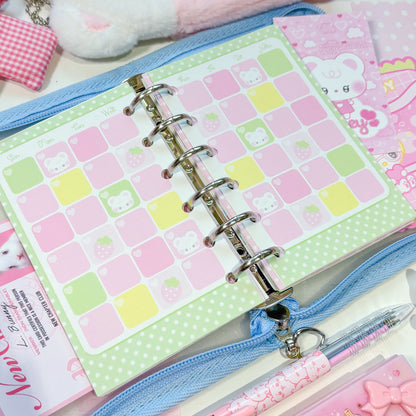 [Borah Studio] A7 Honey Monthly Diary Inserts / Refills (20 sheets)