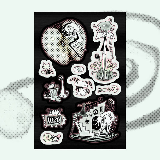 [Jal Ja] Apple Mate Sticker Sheet