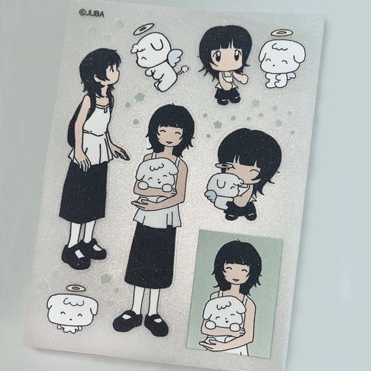 [Juba] Reunion Glitter Sticker Sheet