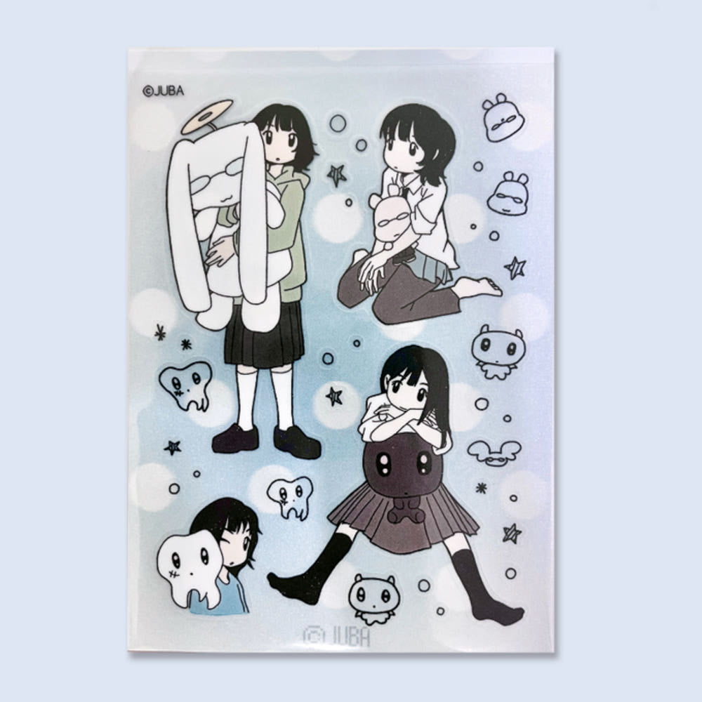 [Juba] Hug Glitter Sticker Sheet