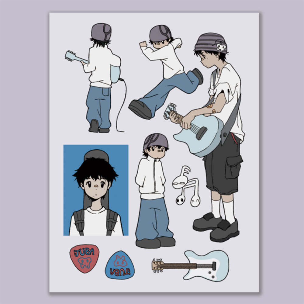 [Juba] Band Boy Sticker Sheet