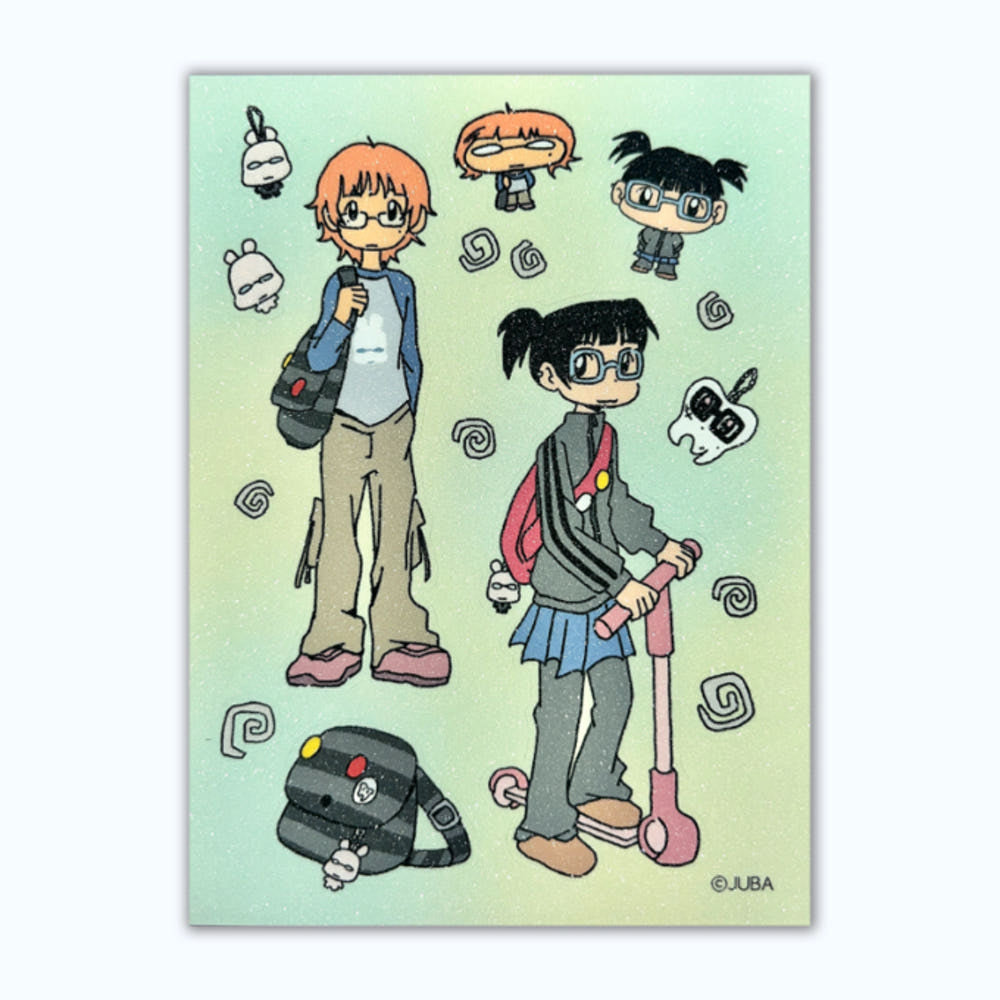 [Juba] Neighbor Friends Glitter Sticker Sheet