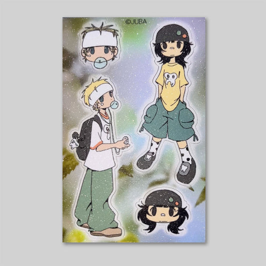 [Juba] Friends Sticker Sheet