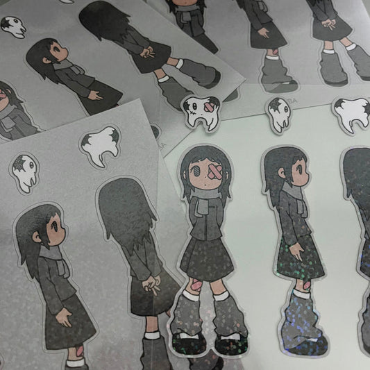 [Juba] Girl & Tears Sticker Sheet