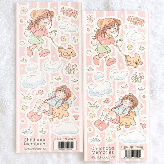 [Childhood Memories] Let's Go Out On a Outing Sticker Sheet