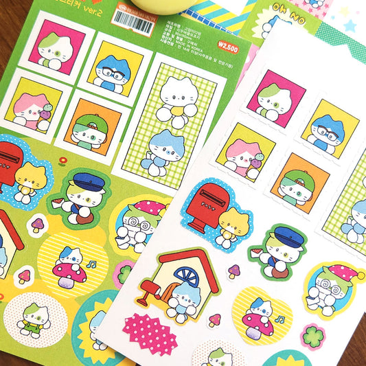 [Catdabang] Vintage Sticker Sheet Ver 2