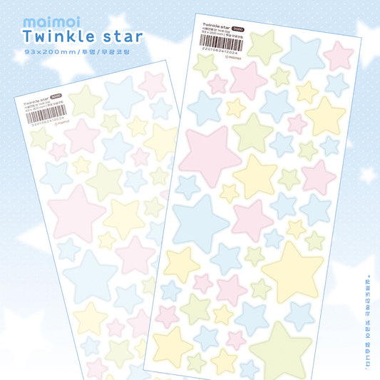 [Maimoi] Twinkle Star Sticker Sheet