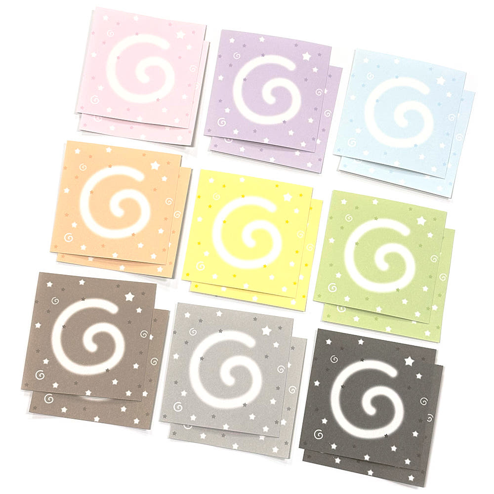 [Black Letter] Whirlwind Memo Sticker Set