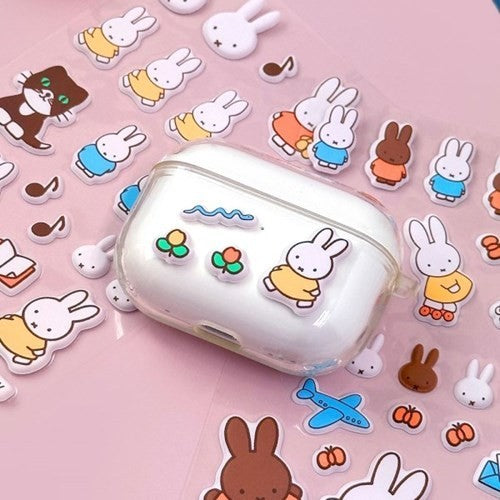 [Miffy Korea] Miffy Cushion Sticker Sheet (4 Options)