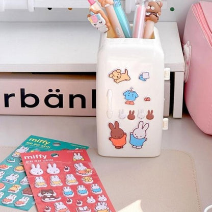 [Miffy Korea] Miffy Cushion Sticker Sheet (4 Options)