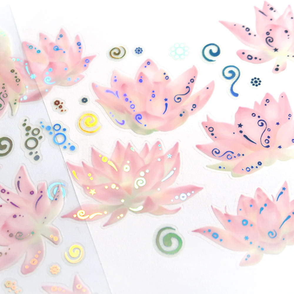 [St2krs] Lotus Flower Sticker Sheet
