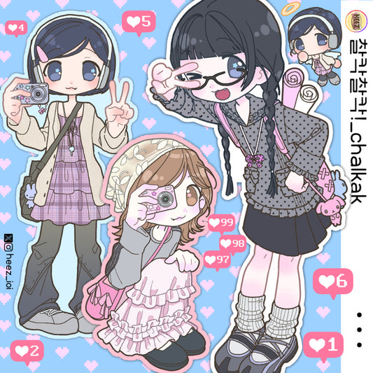 [Heez] Click Sticker Sheet