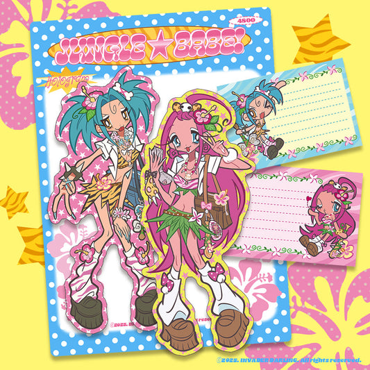 [Invaderdarling] Jungle Babe Die Cut Sticker Set