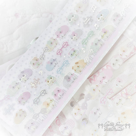 [Cherish 203] Patch Cotton Candy Guinea Pig Deco Sticker