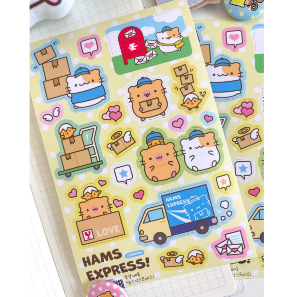 [Hamsondack] Ham's Express Sticker Sheet