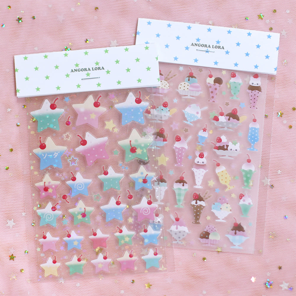 [Angora Lora] Soda Deco Sticker (2 Options)