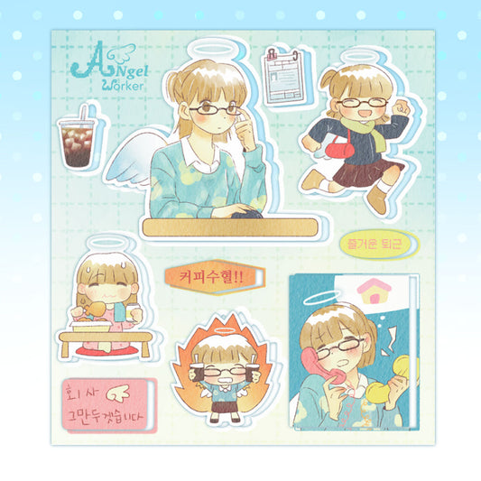 [Eolung Eolung] Angel Worker Sticker Sheet