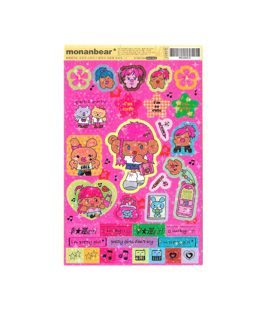 [Monanbear] GALS Sticker Sheet