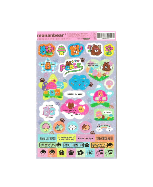 [Monanbear] Soft Ice Cream Sticker Sheet
