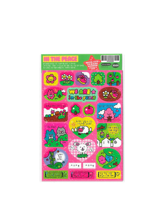 [Monanbear] In the Peace Sticker Sheet