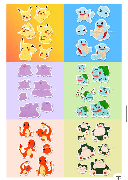 [Pokemon Korea] Pocket Sticker Sheet