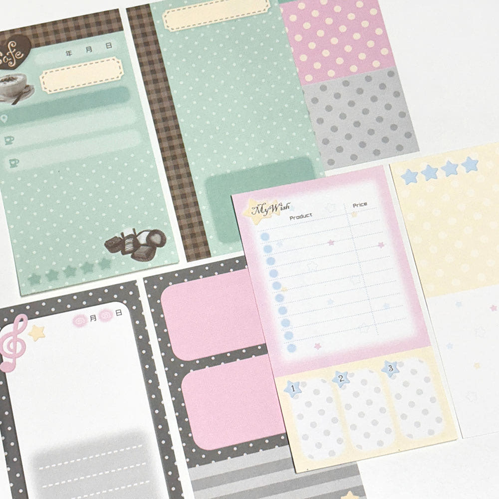 [Bit By Bit] Long Paper Memo Sticker Set