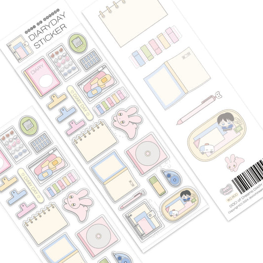 [Doci of Dreams] Diary Day Sticker Sheet