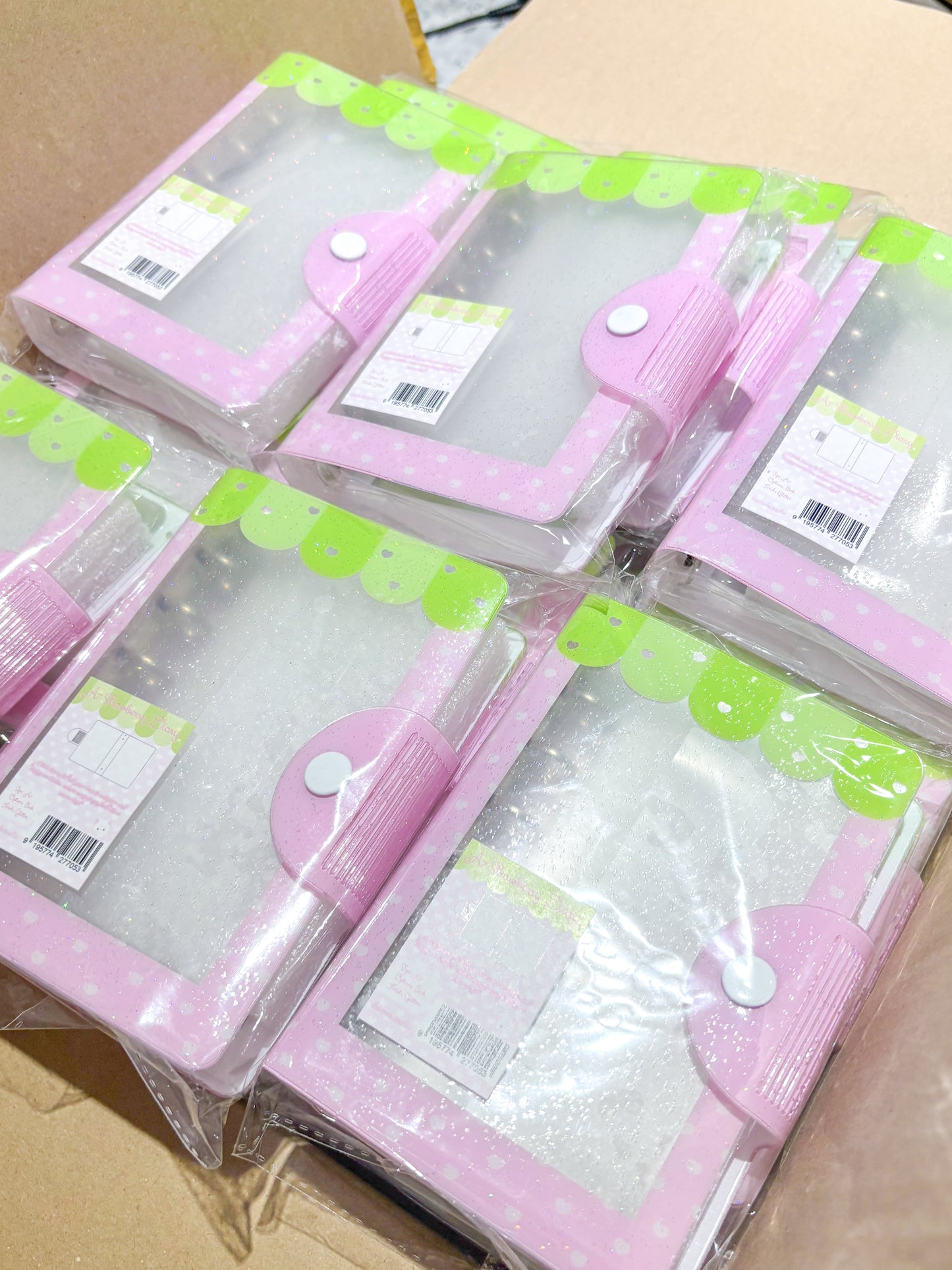 [Borah Studio] A7 Strawberry Glitter Diary