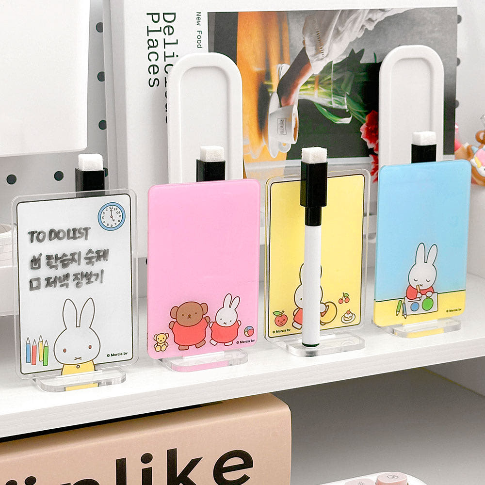 [Miffy Korea] MYSTERY Acrylic Memo Board Stand