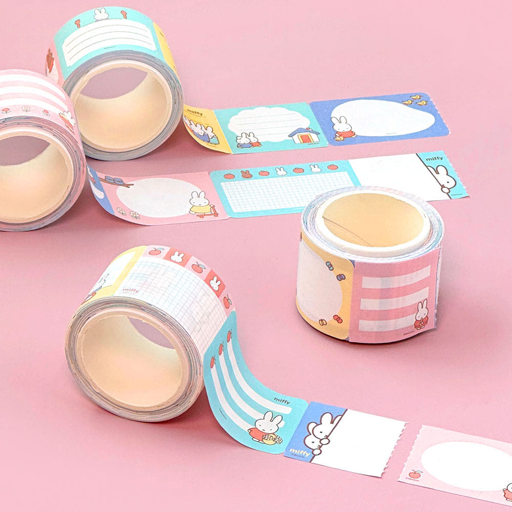 [Miffy Korea] Miffy Easy Tear Sticky Memo Washi Tape