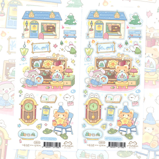 [Maybean] Winter Antique Shop Sticker Sheet