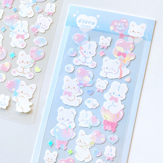 [Floro Studio] Balloon Deco Sticker