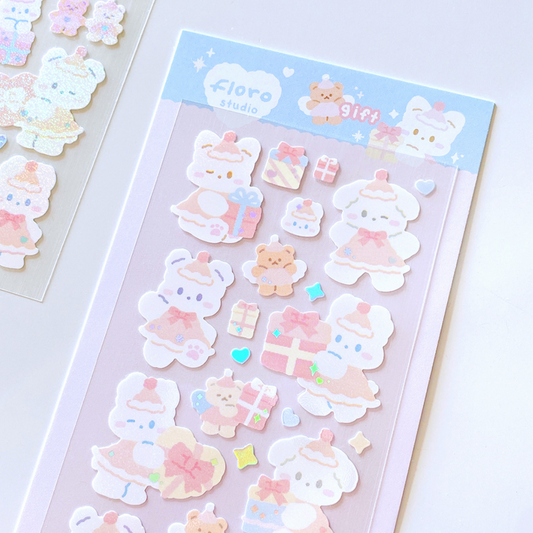 [Floro Studio] Gift Deco Sticker