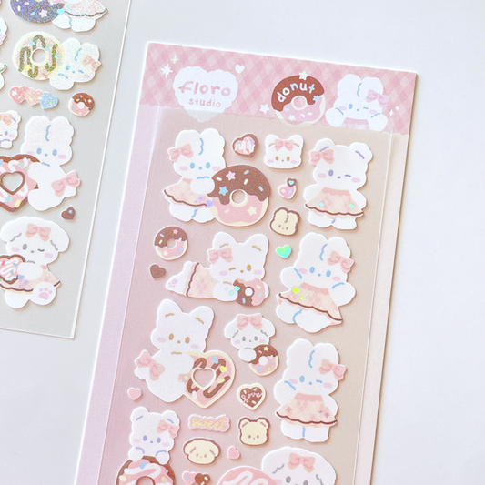 [Floro Studio] Donut Deco Sticker