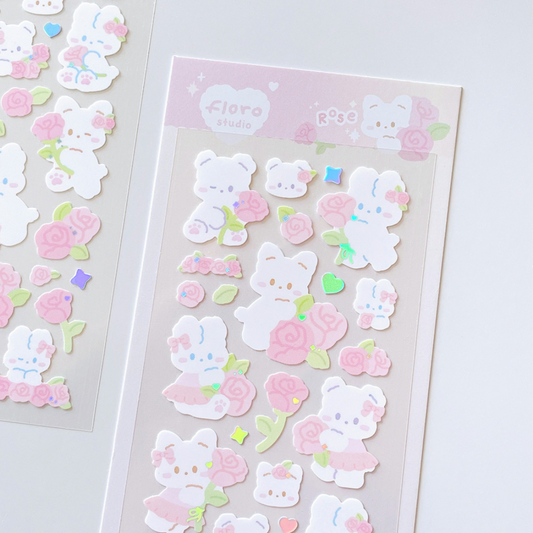 [Floro Studio] Rose Deco Sticker