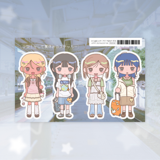 [Moody Club] Girls! & Summer Break Sticker Sheet