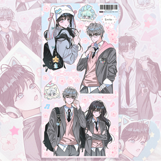 [Yifuu.0u] Going to School on A Cherry Blossom Day Sticker Sheet