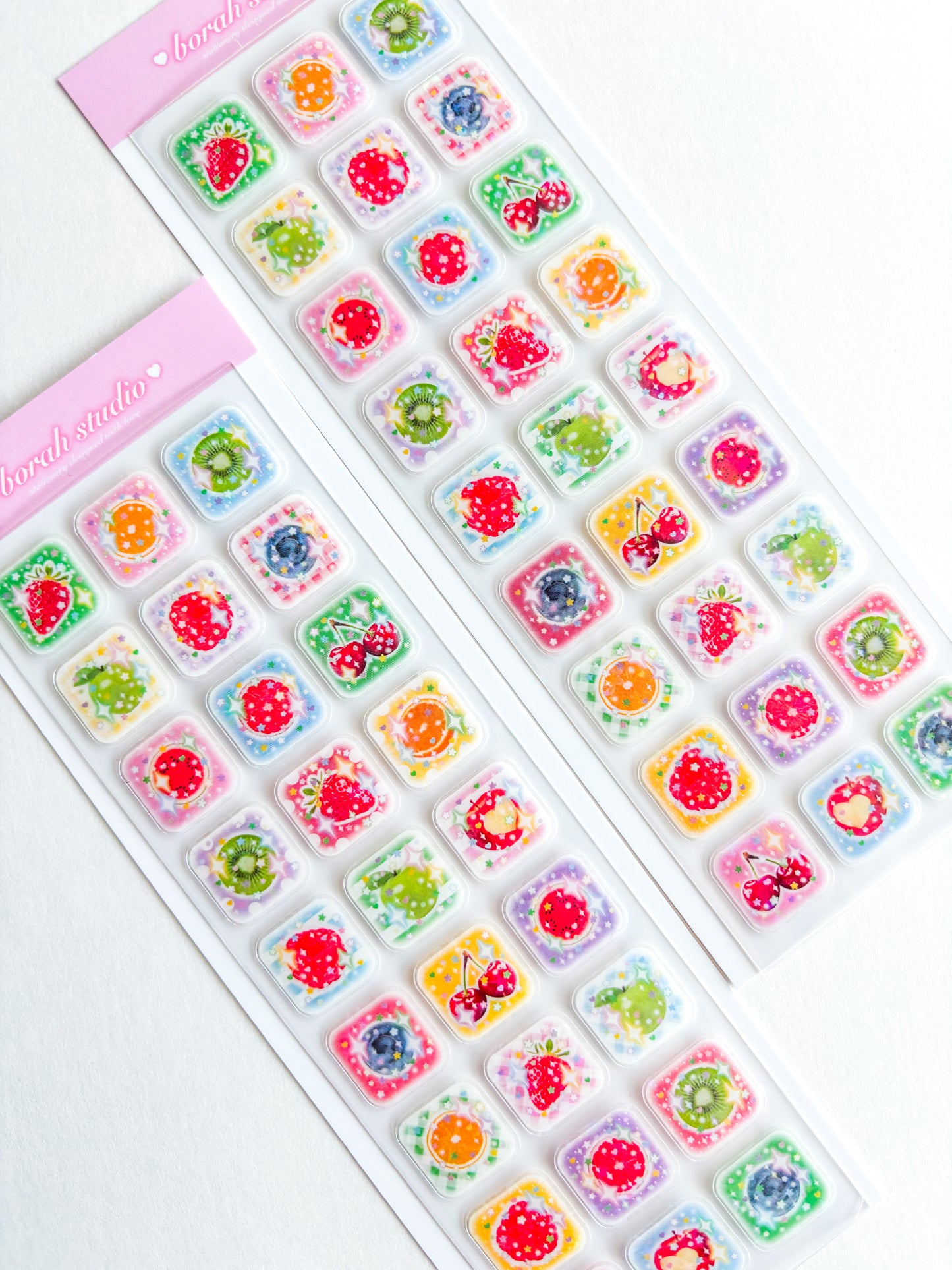 [borahstudio] Cutie Fruitie Deco Sticker Sheet