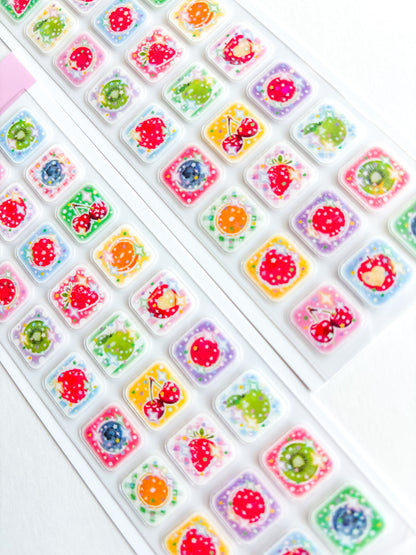 [borahstudio] Cutie Fruitie Deco Sticker Sheet