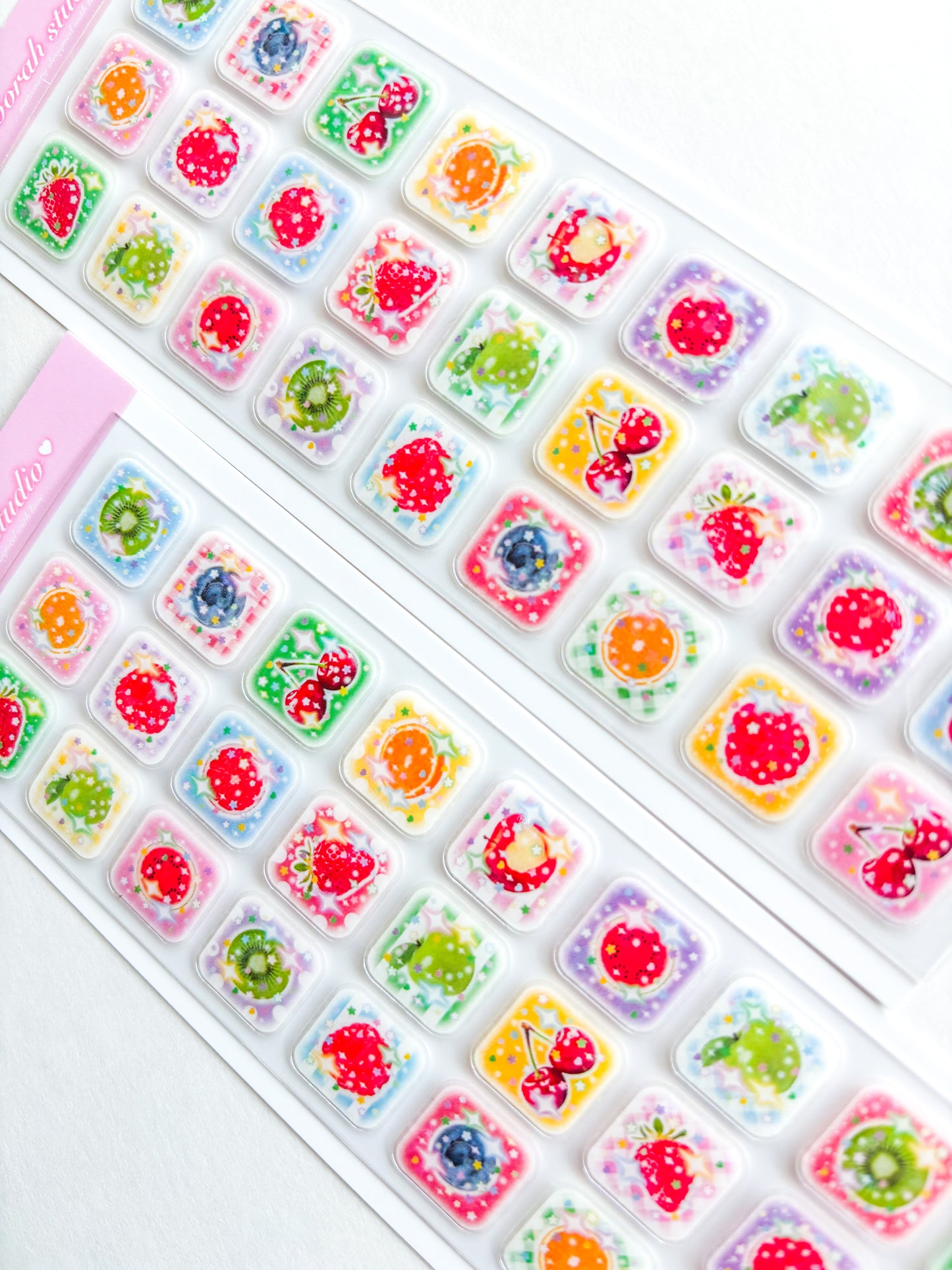 [borahstudio] Cutie Fruitie Deco Sticker Sheet